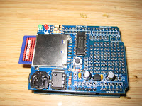 SD logger shield assembled